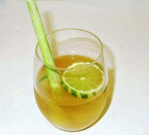Dark and stormy cocktail